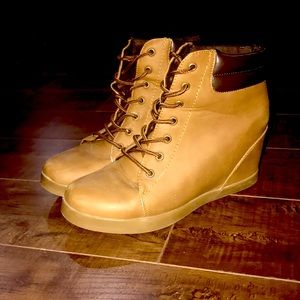 Heeled Timberlands Booties